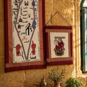 Embroidered wall hangings – hand-embroidered – Lamset Ebdaa